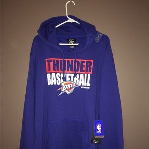 47 Brand OKC Classic Pullover Hoodie 2XL NWT
